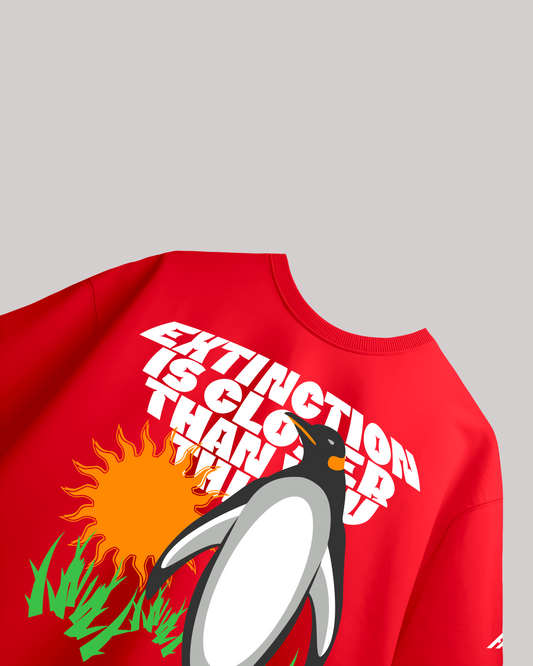 EXTINCTION IS CLOSER THAN YOU THINK Oversized Tshirt